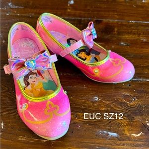 EUC Disney Princess Shoes sz 12t